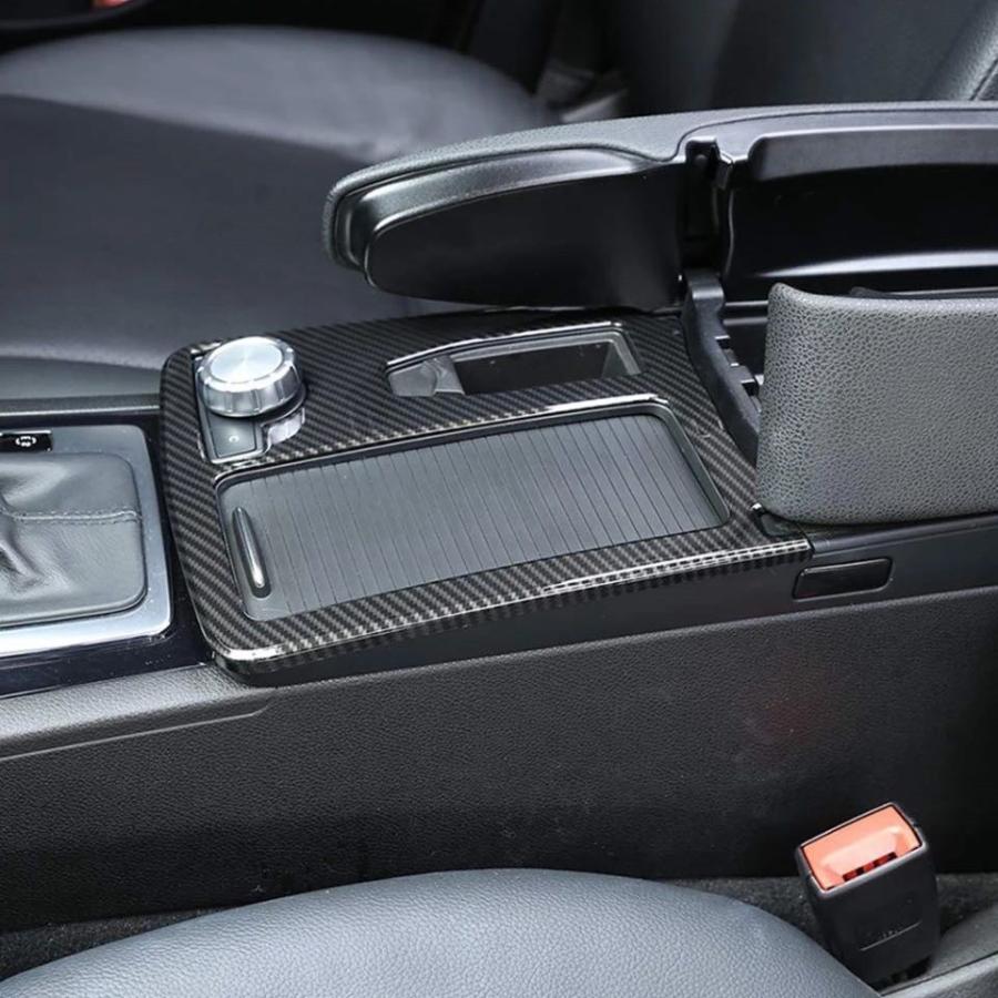 メルセデスベンツ Mercedes インテリアパネルカバー【C15a】 メルセデス ベンツ カーボン ルック センターコンソール パネル カバー