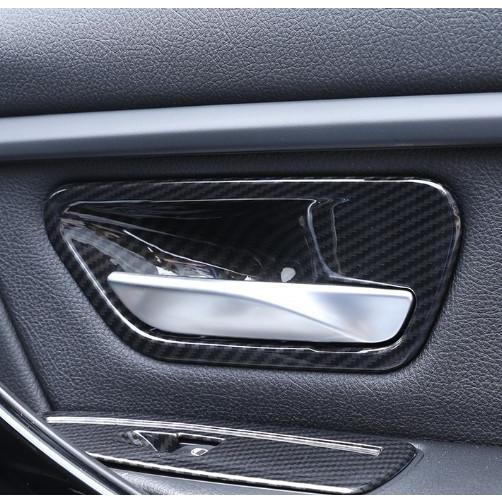 BMW カーボン ルック インナー ドアハンドル カバー F30 318i 320i 