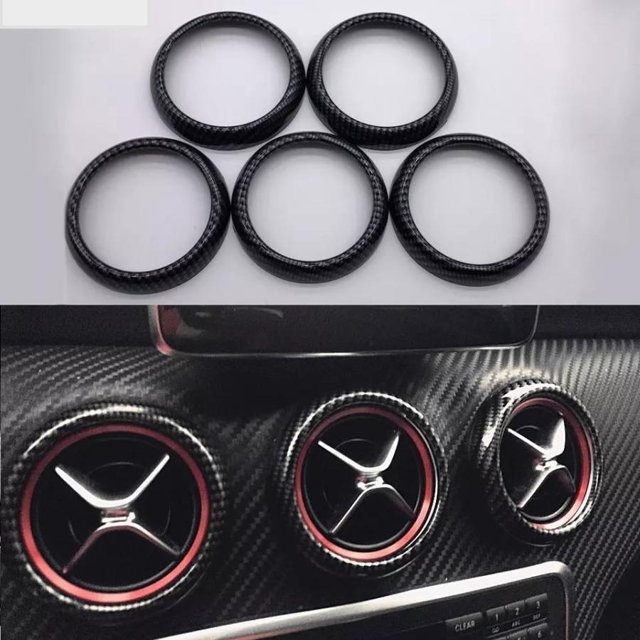 メルセデス ベンツ カーボン ルック エアコンダクト カバー W117 X117