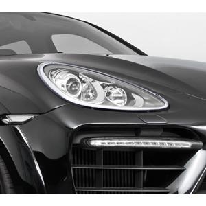 ポルシェ メッキ ヘッドライト ヘッドランプ リング 92A 958 カイエン