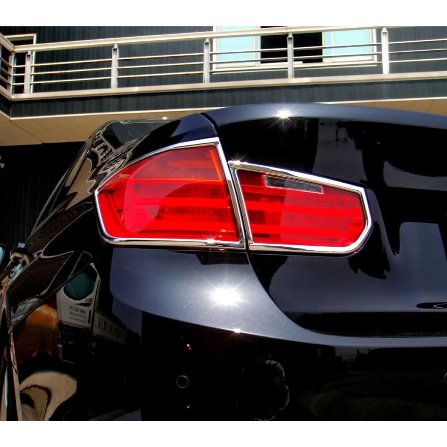 BMW メッキ テールライト テールランプ リング F30 318i 320i 320d