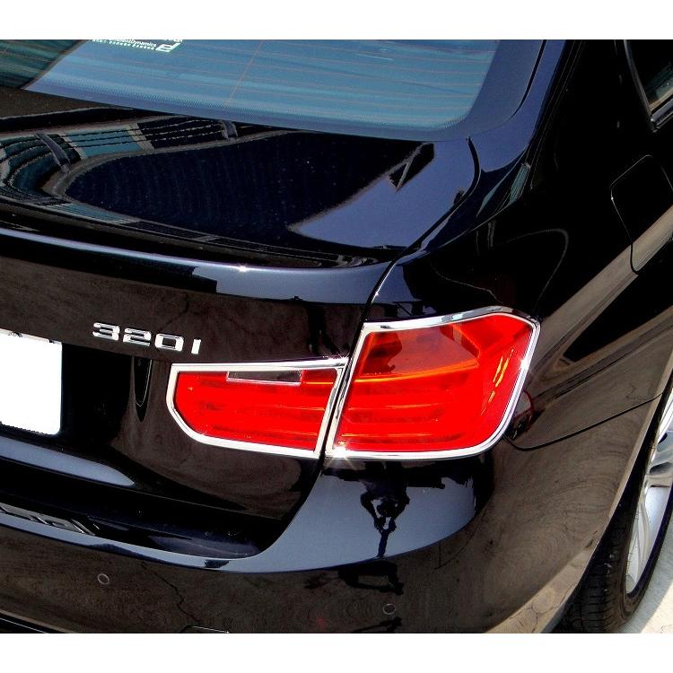 BMW メッキ テールライト テールランプ リング F30 318i 320i 320d