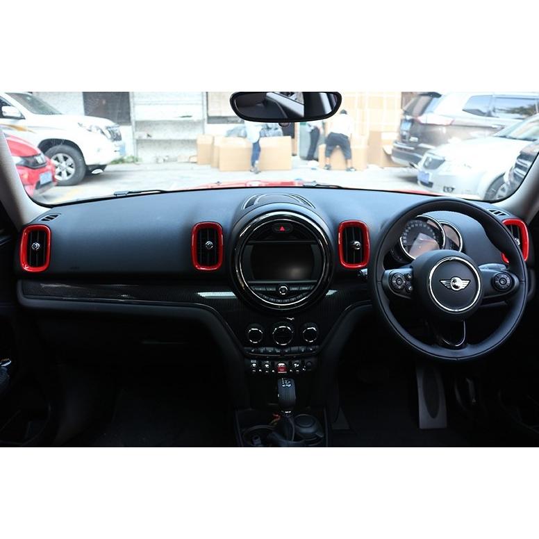 BMW MINI レッドカラー エアコンダクト カバー ミニ F60 クロス