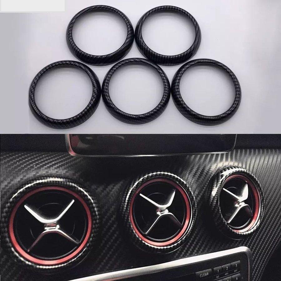 メルセデス ベンツ カーボン ルック エアコンダクト カバー W246 B180 