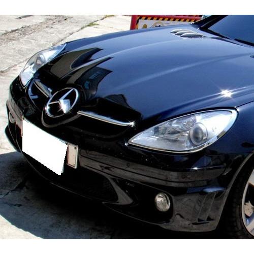 メルセデス ベンツ メッキ ヘッドライト ヘッドランプ リング R171