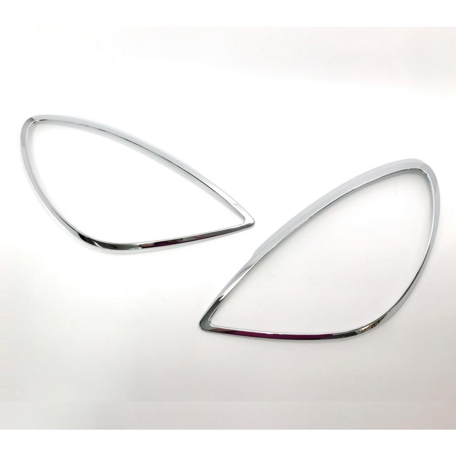 メルセデス ベンツ メッキ ヘッドライト ヘッドランプ リング R171