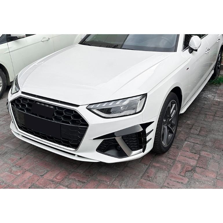 スーパースプリント アウディ A4 スポーティ全開♪ フロントバンパー スプリッター カナード アウディ