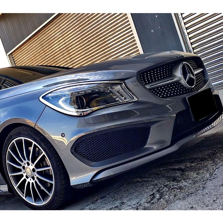 メルセデス ベンツ メッキ ヘッドライト ヘッドランプ リング W117