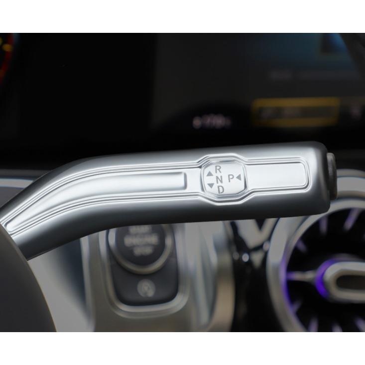 高品格♪ メルセデス ベンツ サテンシルバー シフトレバー カバー W118