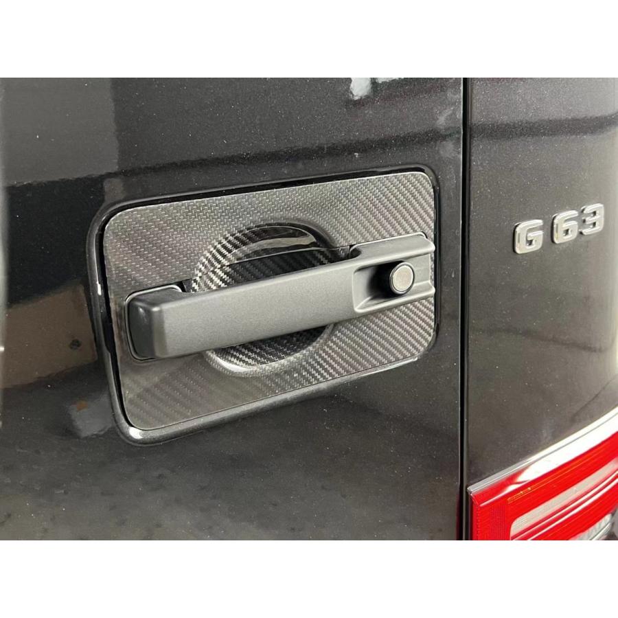 高品質♪♪ メルセデス ベンツ リアル カーボン リア ドアハンドル