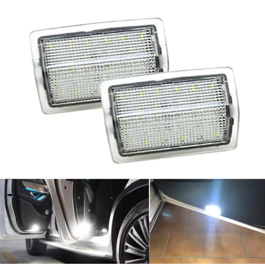 激白光 ! 交換式 LED カーテシランプ ルームランプ ベンツ W463a W464