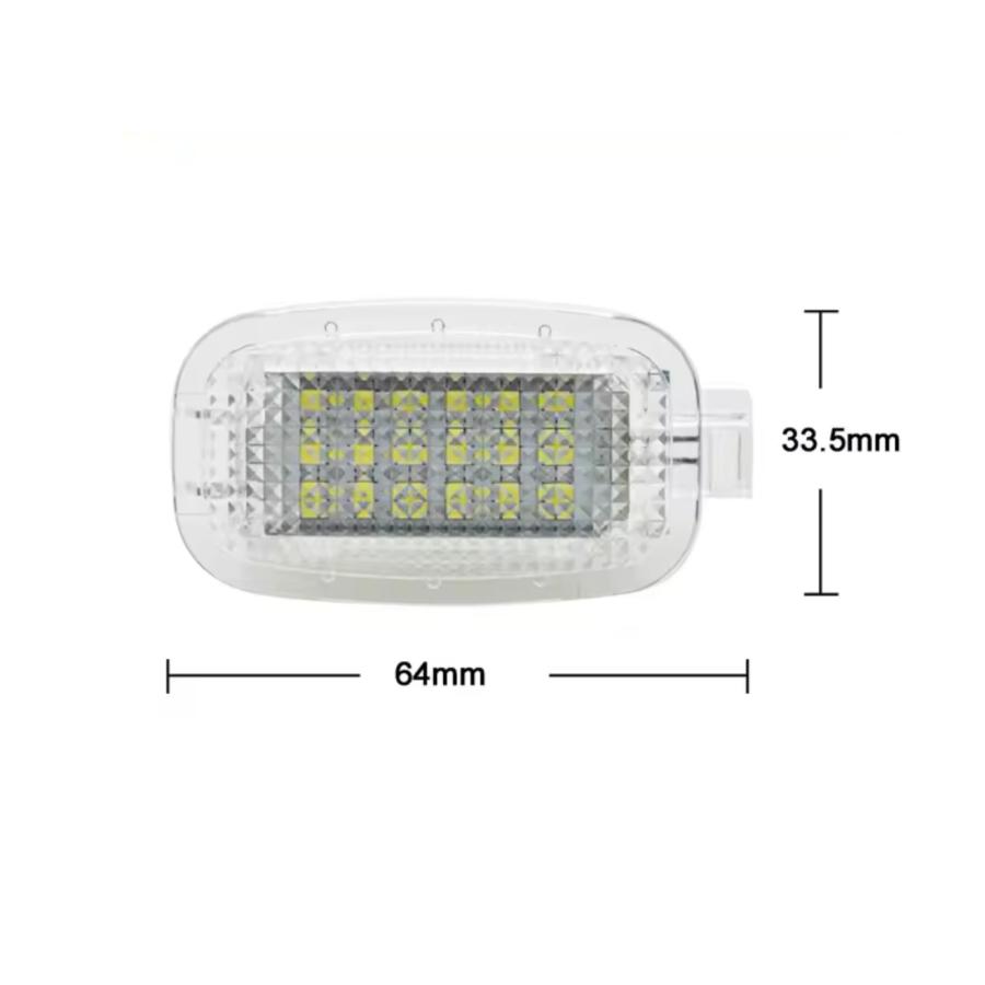 激白光 ! 交換式 LED Bピラー ルームランプ メルセデス ベンツ W639