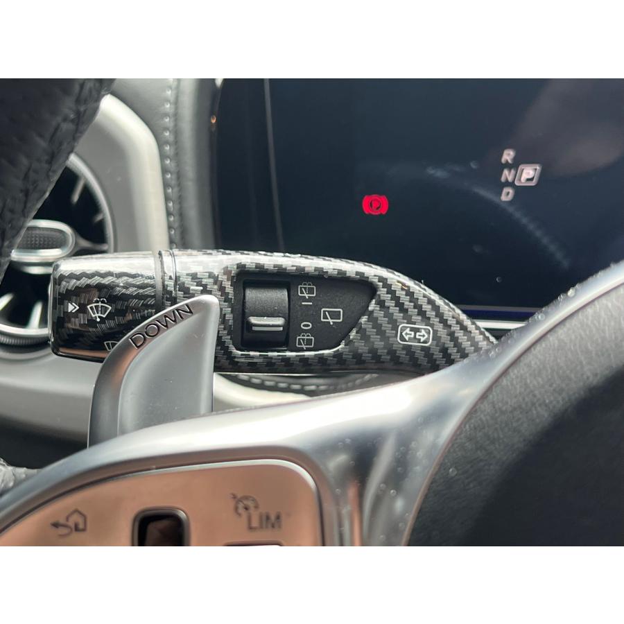メルセデス ベンツ カーボン ルック シフトレバー カバー W246 B180