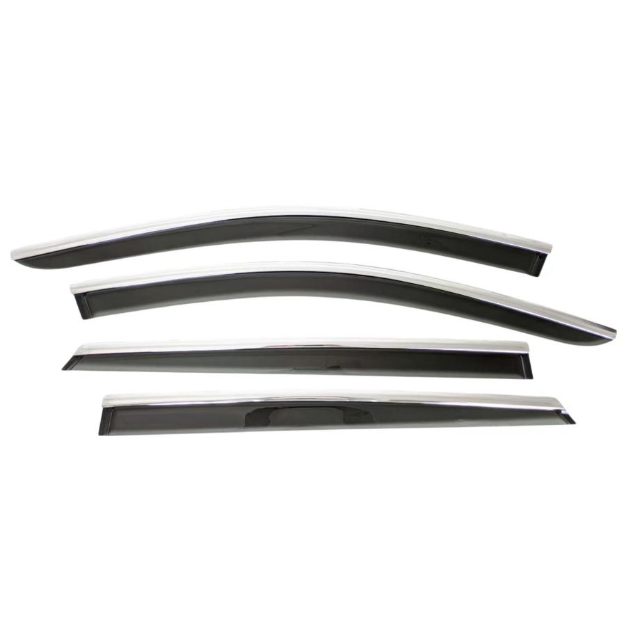 高品質♪ メッキモール ドアバイザー サイドバイザー メルセデス