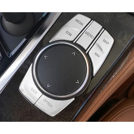 高品格♪ BMW サテンシルバー iDrive コマンド スイッチ カバー F12