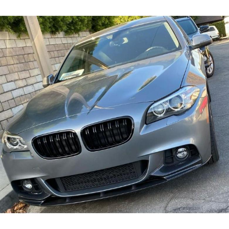 スポーティ全開♪ BMW カーボン ルック フロントバンパー リップ