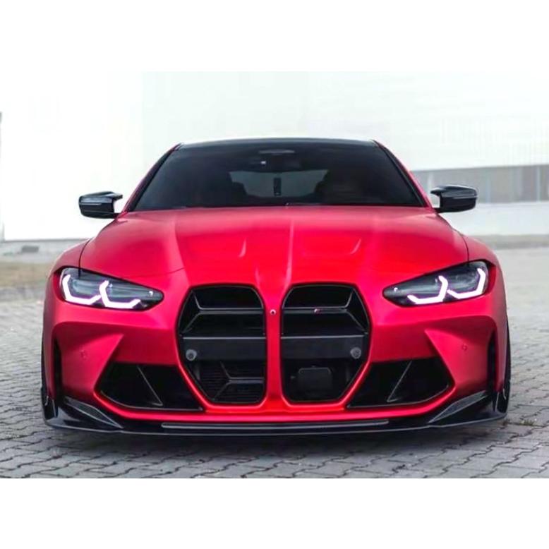 スポーティ全開♪ BMW カーボン ルック フロントバンパー リップ