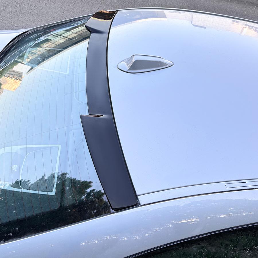 スポーティ全開♪ BMW カーボン ルック ルーフ リア スポイラー G42 