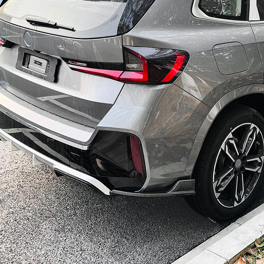 スポーティ全開♪ BMW カーボン ルック リアバンパー サイド カナード 