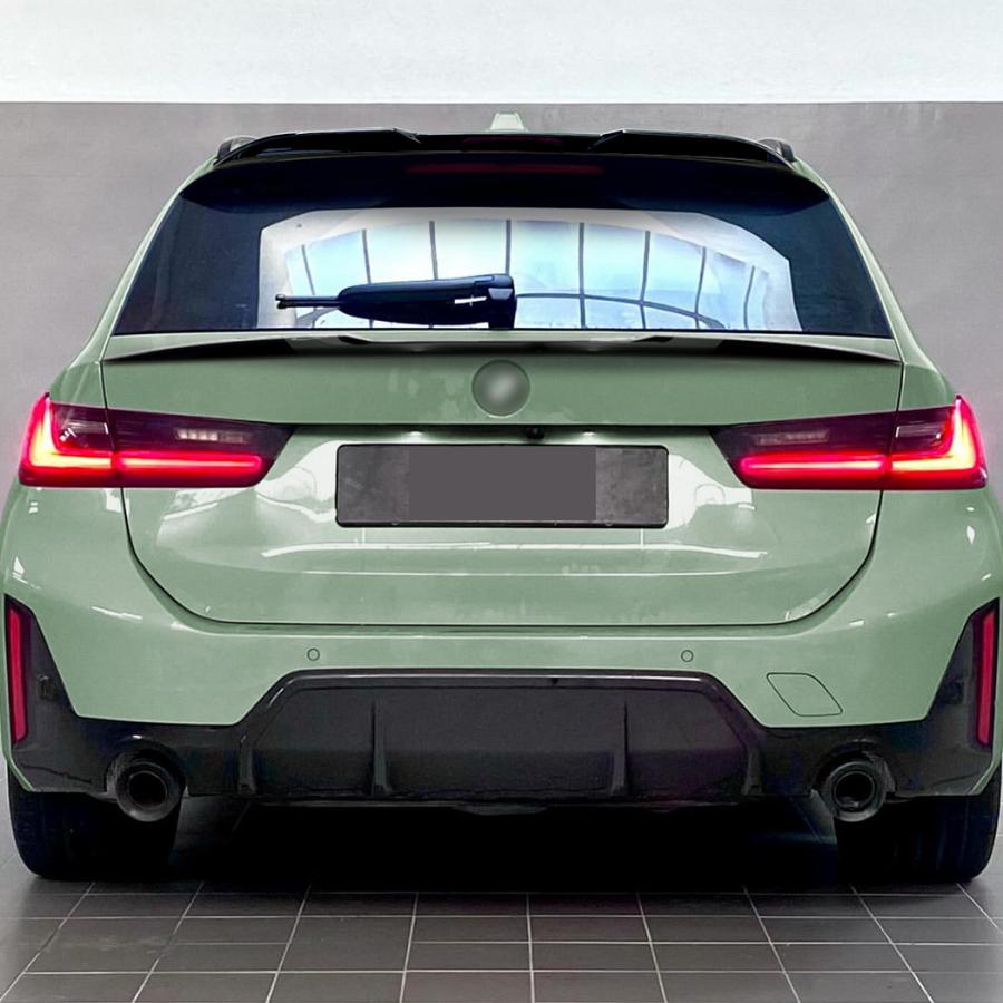スポーティ全開♪ BMW カーボン ルック リア ルーフ スポイラーG21