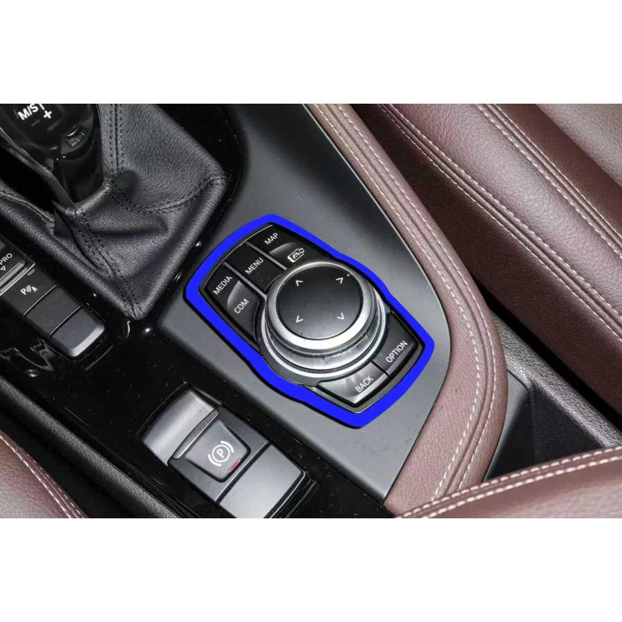 デザイン性UP♪ iDrive コマンド スイッチ リング 青 BMW i8 I12