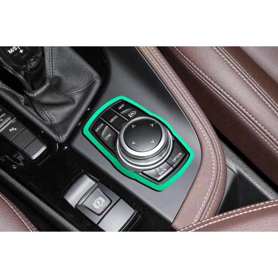 デザイン性UP♪ iDrive コマンド スイッチ リング 緑 BMW E63 E64 M6 