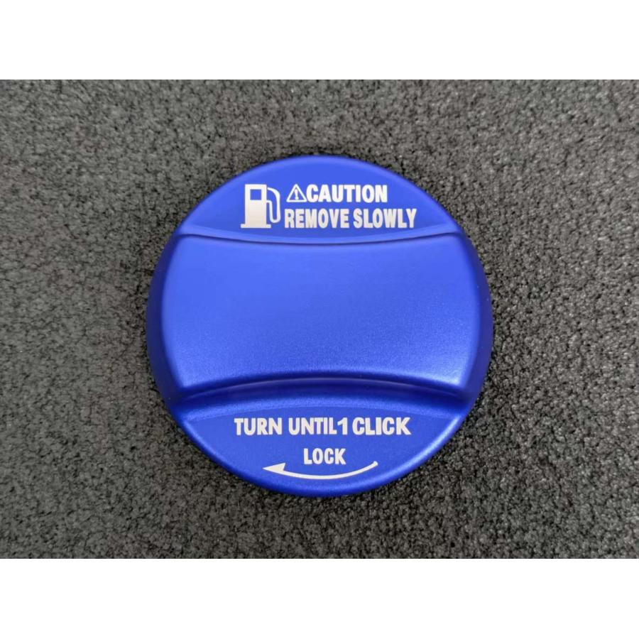 デザイン性UP♪ 給油キャップ タンクキャップ カバー 青 BMW G06 X6