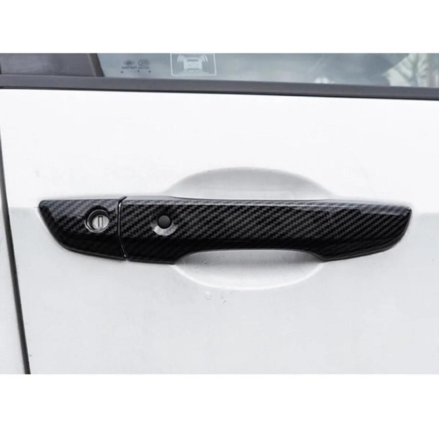 新品未使用ホンダシビックFK7,8/FC1 GTドライカーボンドアハンドルカバー スポーティ全開♪ カーボン ルック ドアハンドル カバー ホンダ