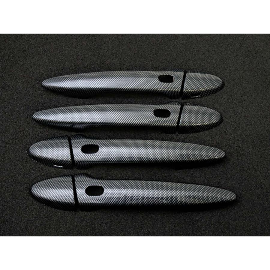 スポーティ全開♪ レクサス カーボン ルック ドアハンドル カバー