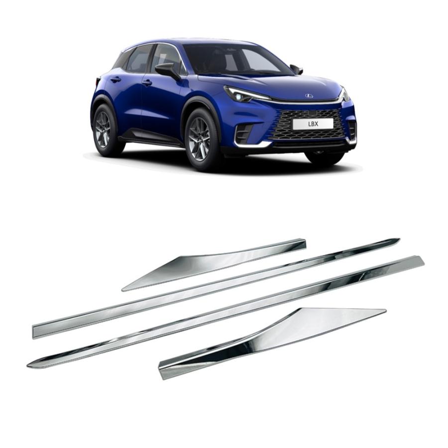 鏡面仕上げ♪ メッキ サイドモール ガーニッシュ レクサス LBX MAYH10