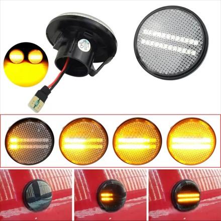 流星♪ シーケンシャルウインカー♪ LED サイドマーカー ユーノス