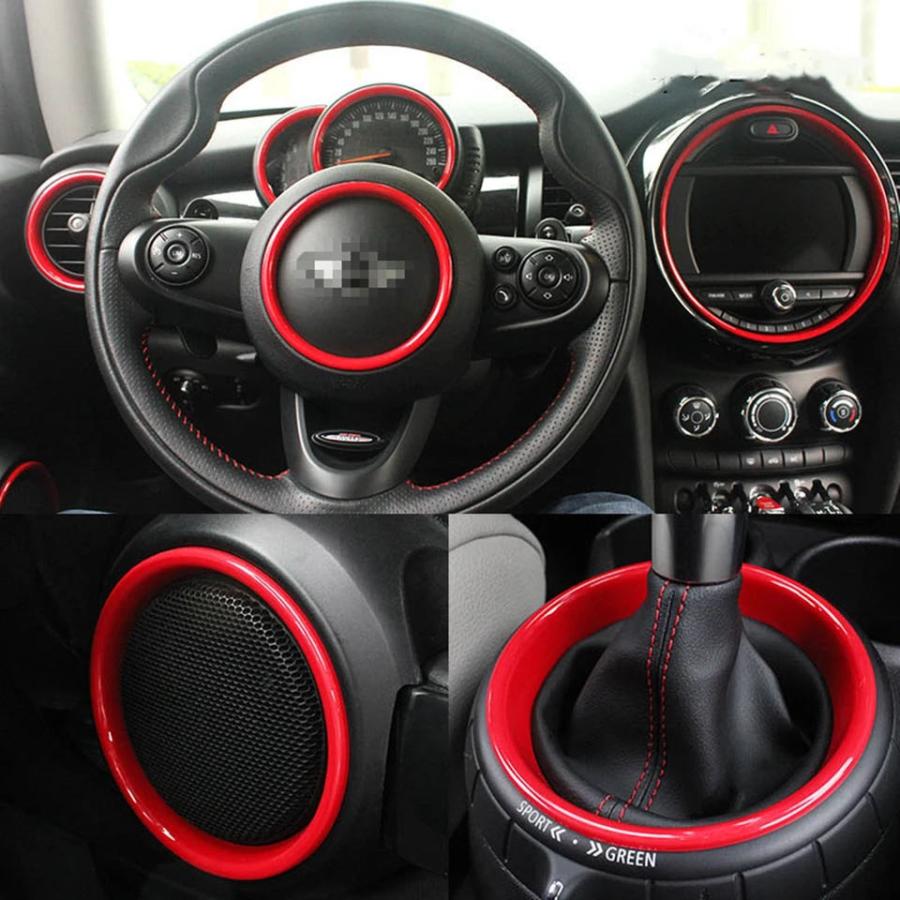 デザイン性UP♪ BMW MINI インテリアパネル カバー レッド ミニ F55