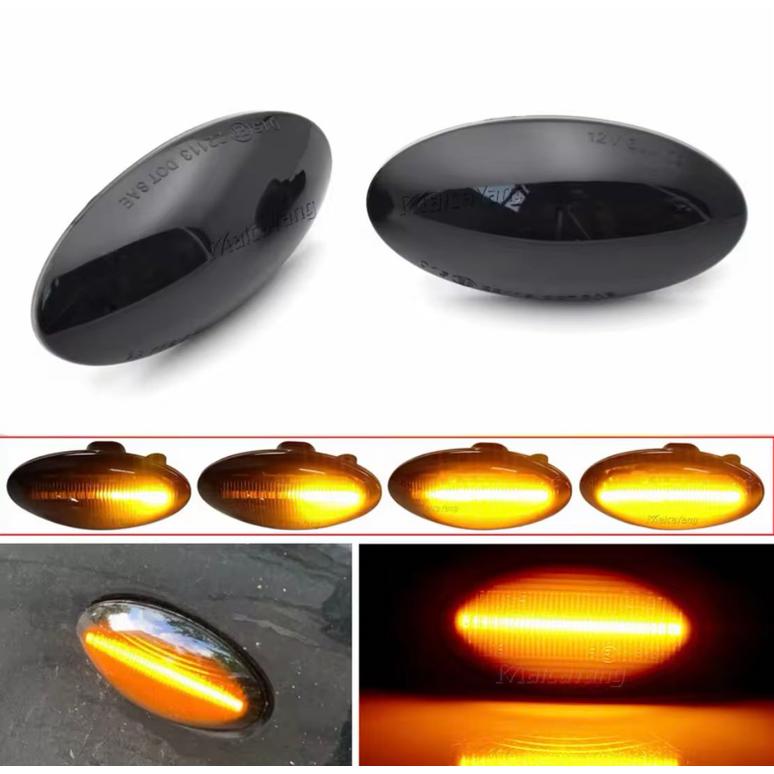 流星♪ シーケンシャルウインカー♪ LED サイドマーカー デリカD:2