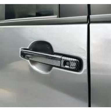 スポーティ全開♪ カーボン ルック ドアハンドル カバー ルークス B44A