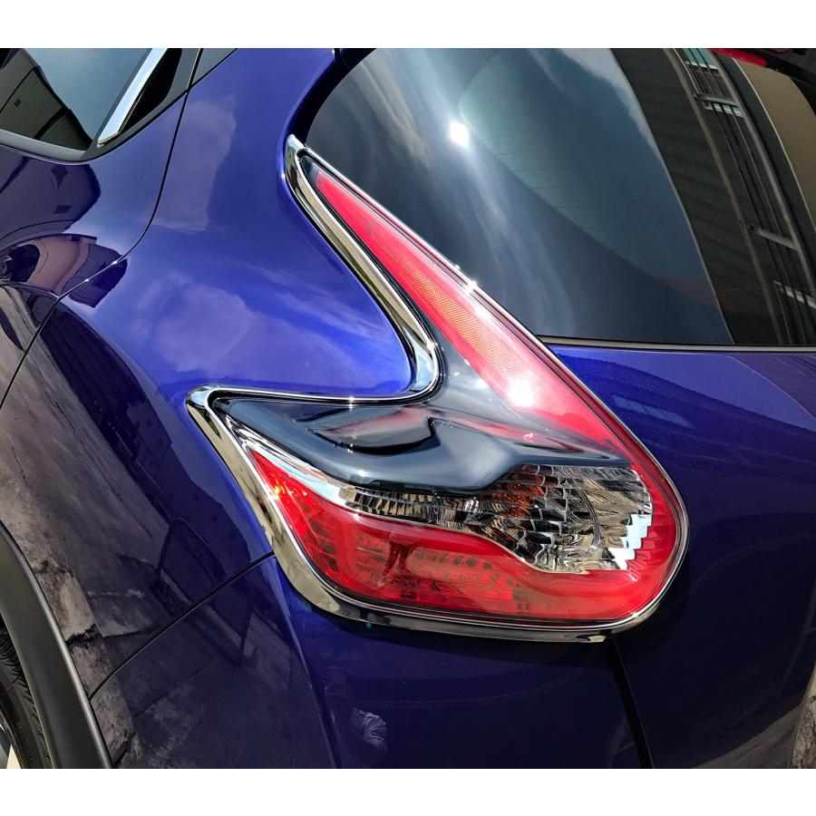 日産 メッキ テールランプ テールライト リング ジューク F15 YF15