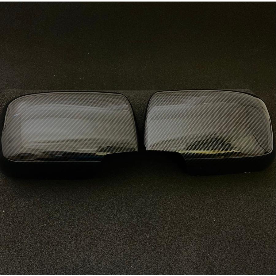 スポーティ全開♪ カーボン ルック ドアミラー カバー 日産 セレナ C26