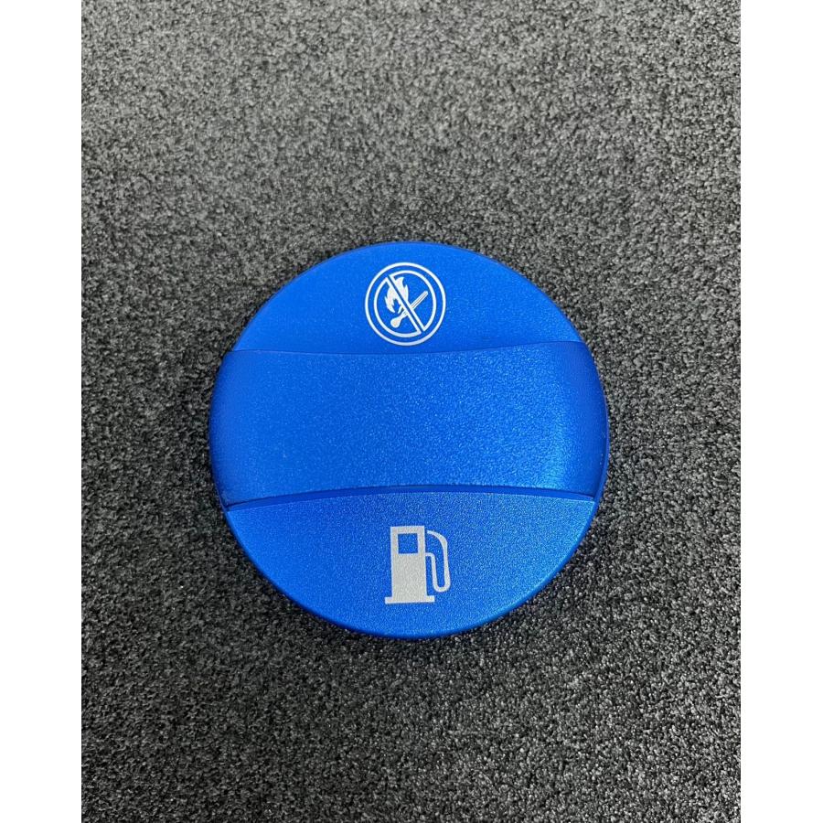 【期間限定セール中】 デザイン性UP♪ 給油キャップ タンクキャップ カバー ブルー マーチ