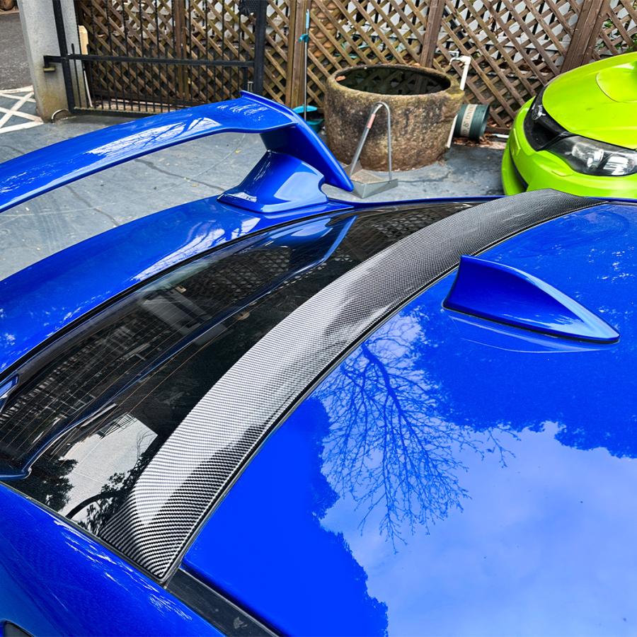 スポーティ全開♪ カーボン ルック ルーフ スポイラー スバル WRX STI