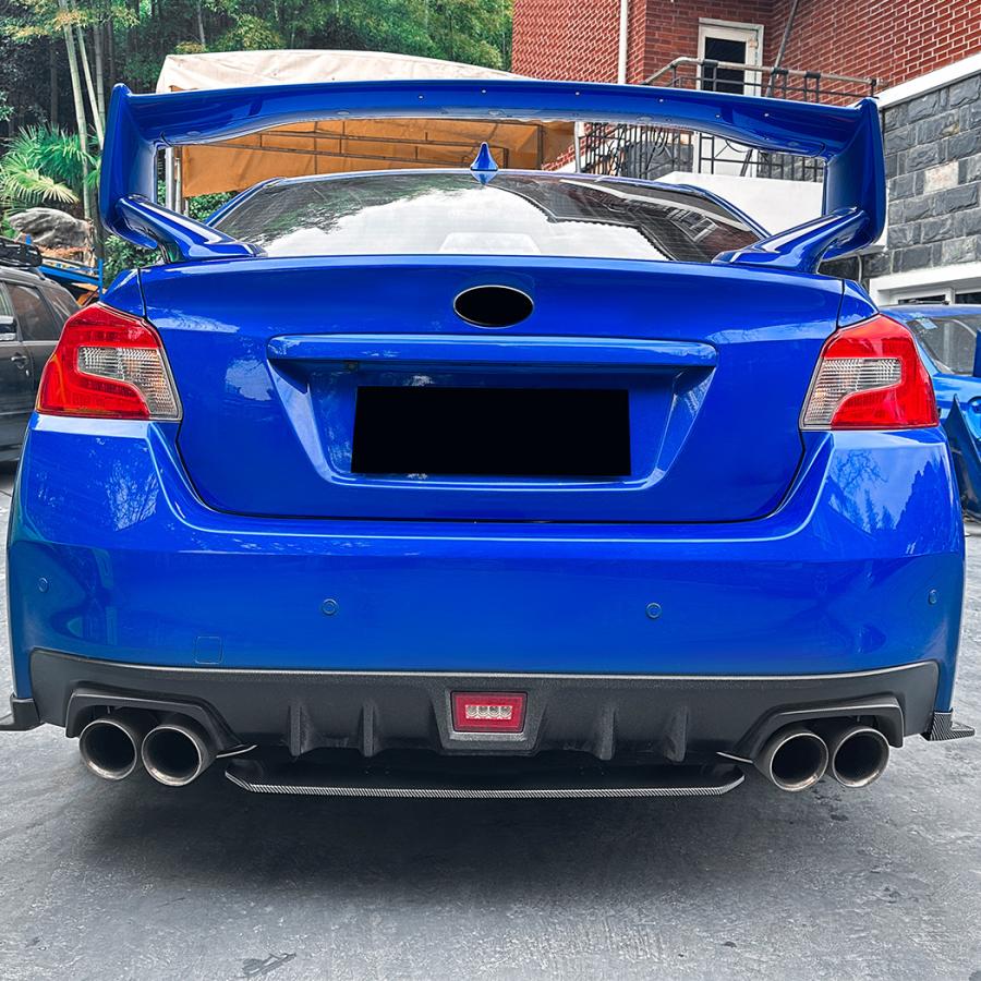 スポーティ全開♪ カーボン ルック リアカナード スバル WRX STI VAB 