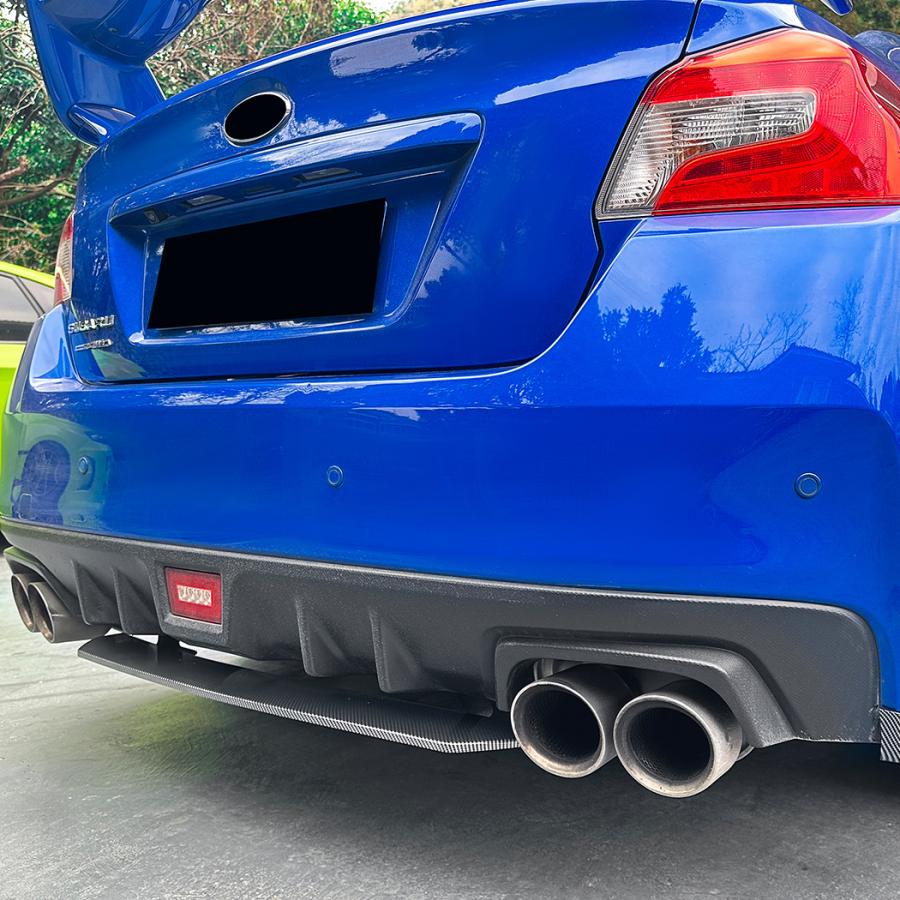 スポーティ全開♪ カーボン ルック リアカナード スバル WRX S4 VAG