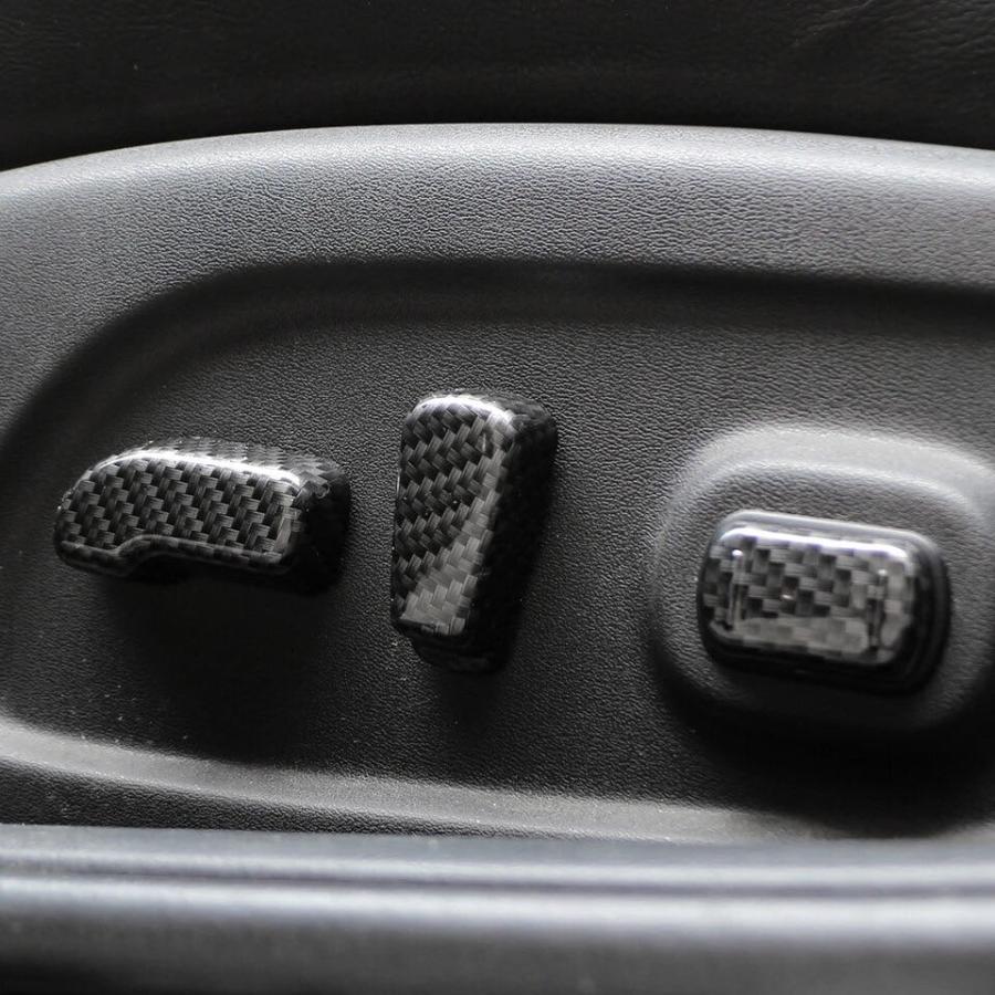 スポーティ全開♪ カーボン ルック パワー シート スイッチ カバー WRX