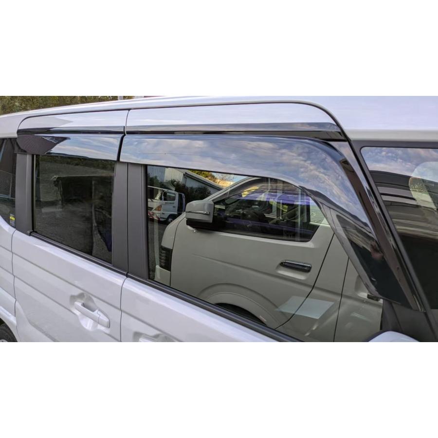 高品質♪ ドアバイザー サイドバイザー スペーシアギア MK54S MK94S