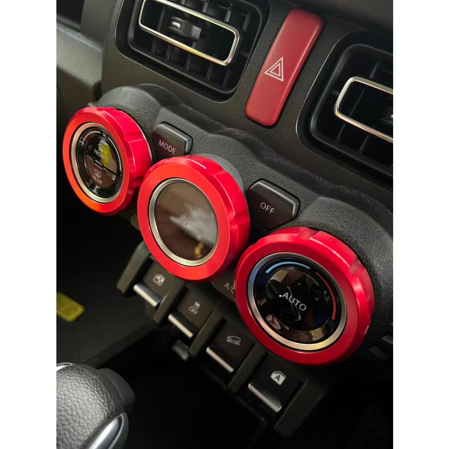 新登場♪ エアコン ダイヤル カバー 赤 スイフト ZC13S ZC83S ZC53S