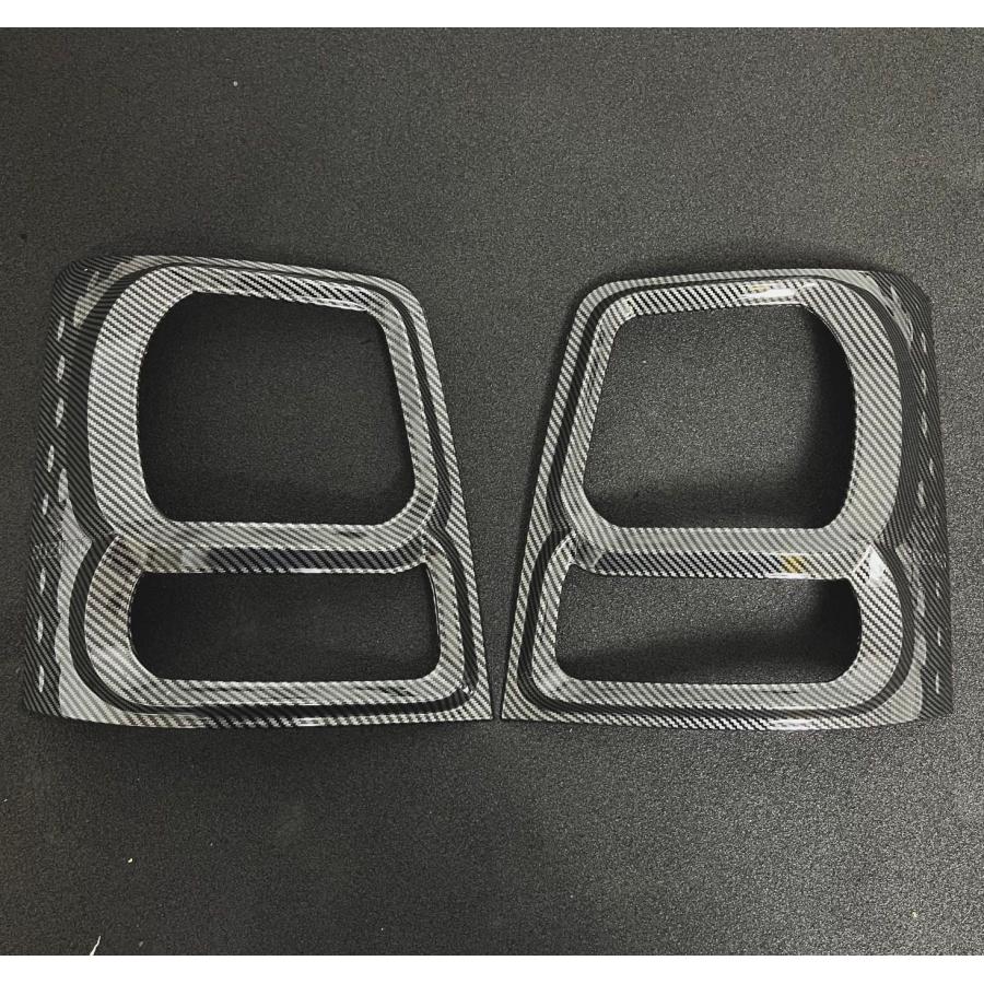 スポーティ全開♪ カーボン ルック ヘッドライト ヘッドランプ カバー