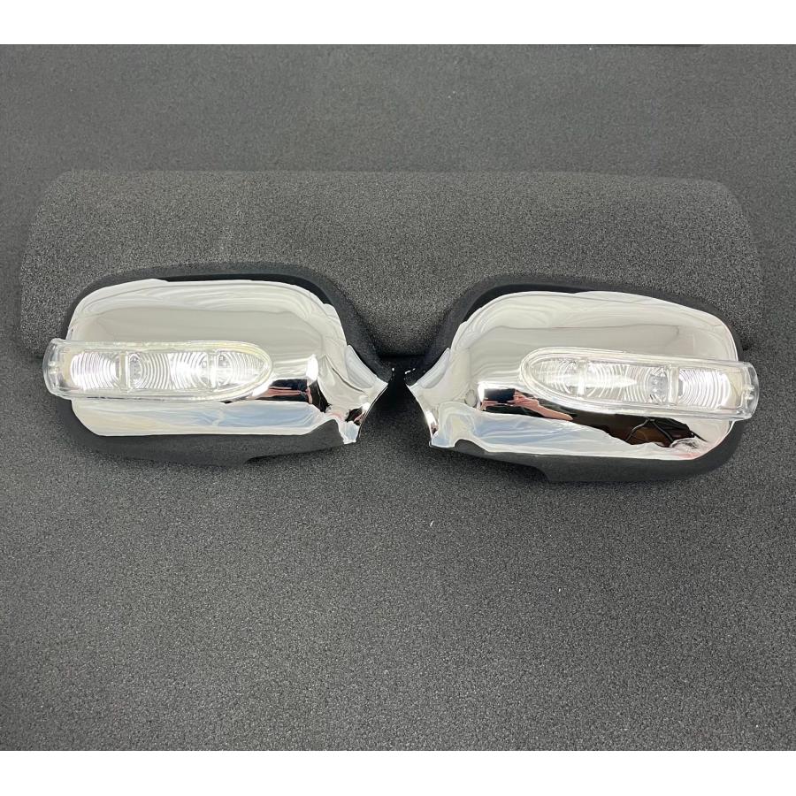 鏡面仕上げ♪ メッキ LED ドアミラー カバー チェイサー GX100 SX100
