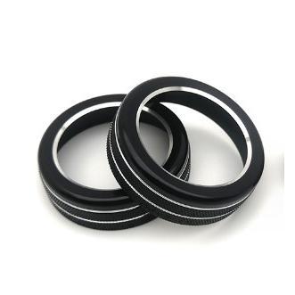 デザイン性UP♪ トヨタ ブラック エアコン ダイヤル カバー