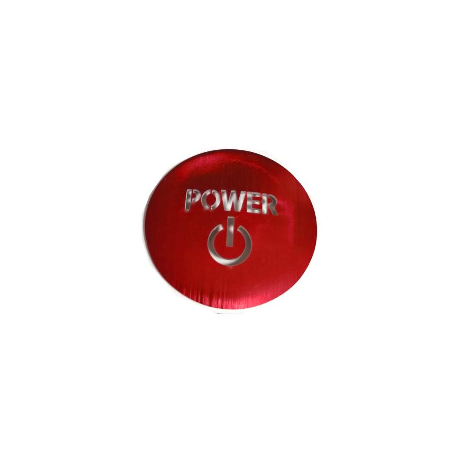 デザイン性UP♪ レッド エンジン スタート スイッチ カバー ノア