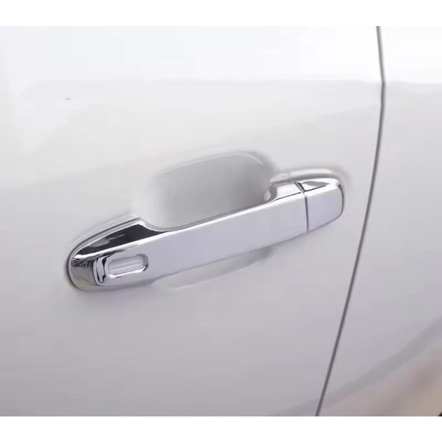 鏡面仕上げ♪ メッキ ドアハンドル カバー アクア NHP10 L S G X