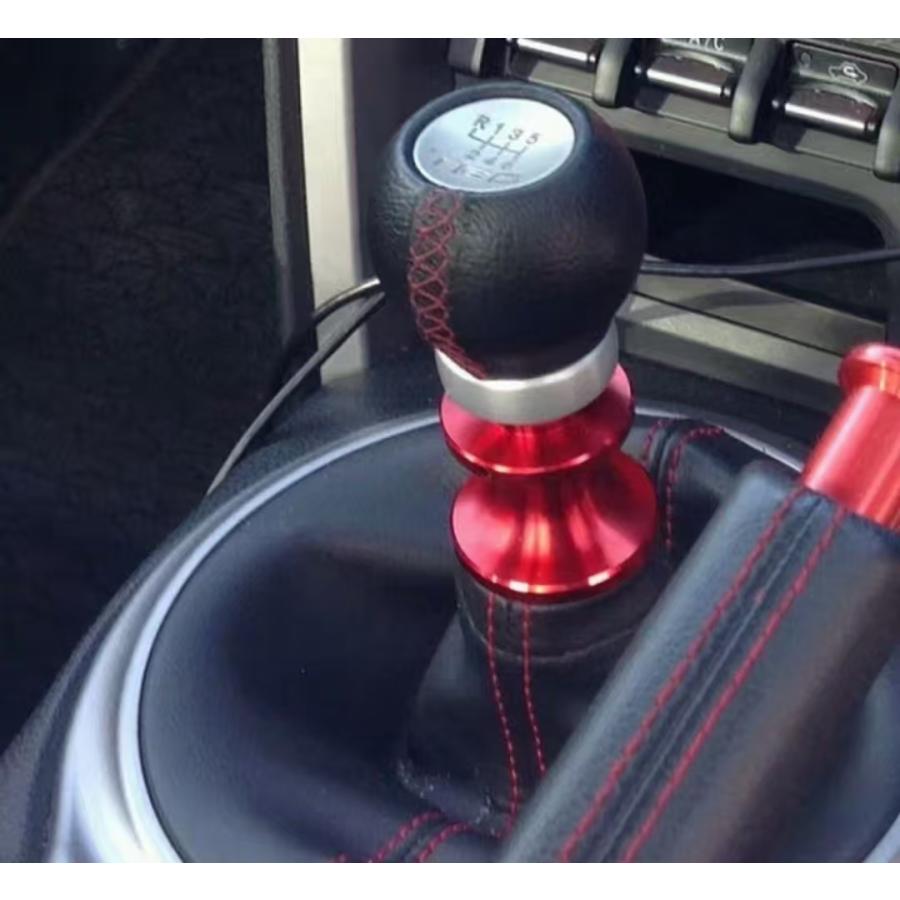 デザイン性UP♪ リバースノブ リング シフトノブ 赤 トヨタ 86