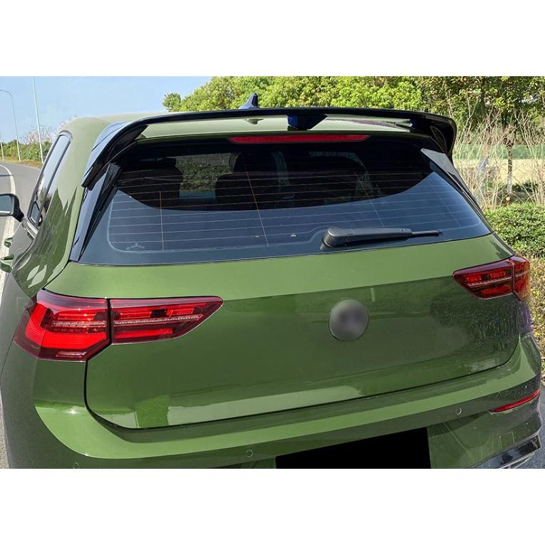 スポーティ全開♪ カーボン ルック ルーフ リア スポイラー ゴルフ 8